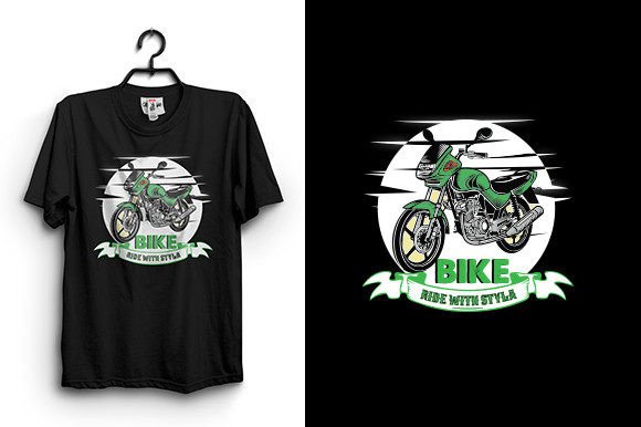 Bike Ride T-Shirt Design: A Versatile Creative Asset