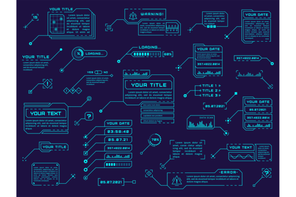Callout Elements: Futuristic Design, Text, and the Architecture of Attention