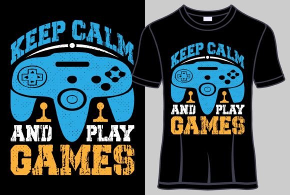 Finding Your Perfect Gaming T-Shirt Design: A Practical Look at “Keep Calm and Play Games”