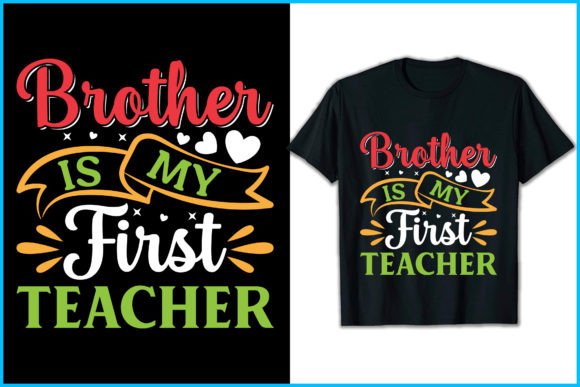 From Sketch to Screen: The World of Teacher & Brother T-Shirt Design