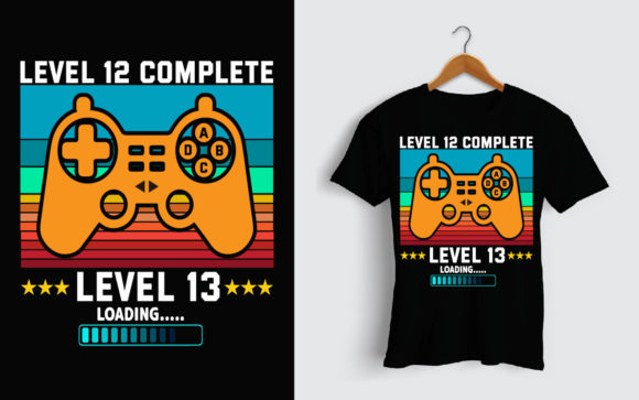Level 12 Gamer Birthday T-Shirt Design: A Digital Tool for Celebrating a Gaming Milestone
