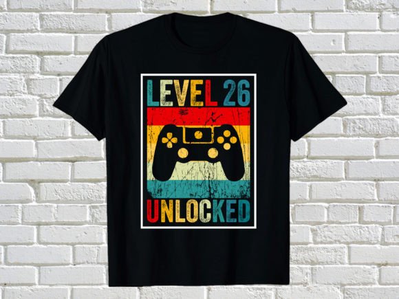 LEVEL 26 UNLOCKED: A Bold Graphic Asset for Modern Merchandise