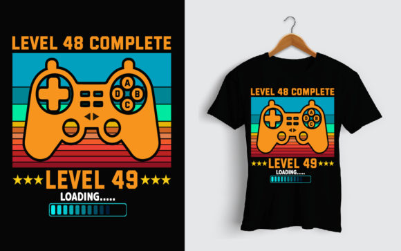 Level 48 Gamer Birthday T-Shirt: Celebrating a Milestone in Style