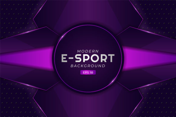 Modern Background E-Sport Circle Purple: Your Strategic Asset for Visual Communication