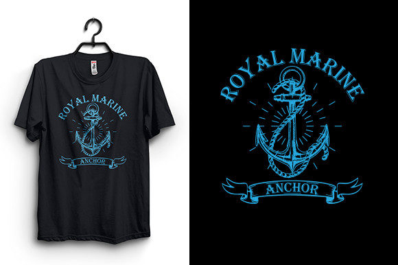 Royal Marine Anchor: The Foundation for Creative Shipping T-Shirt Design