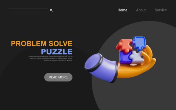 The Puzzle Sign: A Minimalistic 3D Icon for Modern Creative Workflows