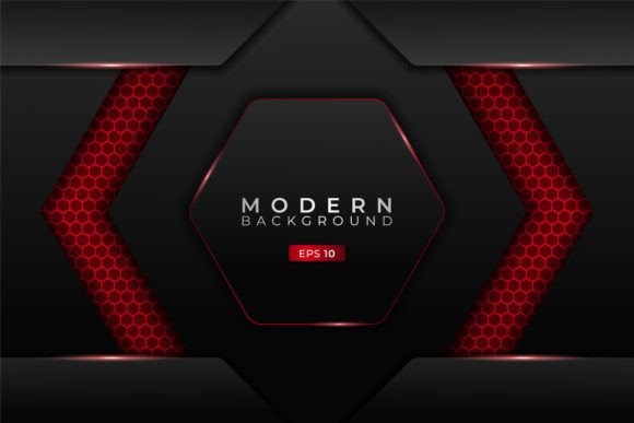 The Strategic Value of a Modern 3D Glow Red Technology Background