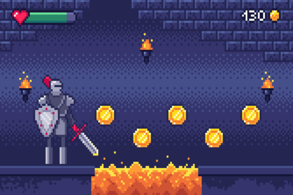 Understanding the Retro Computer Games Level: A Vector Asset for Pixel Art Nostalgia