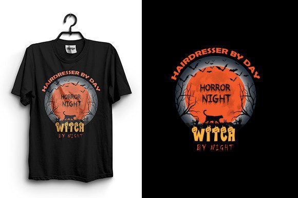 Your Ultimate Horror Night Witch T-Shirt Design Resource